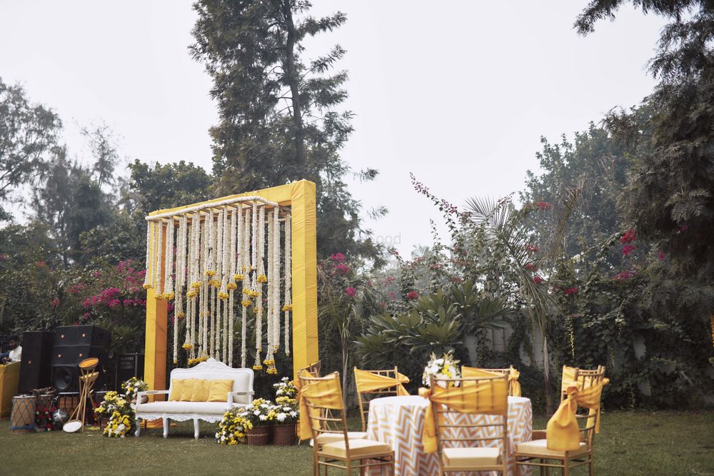 Photo From Haldi event at a Fira Farms, Bhijwasan - By TigerLily
