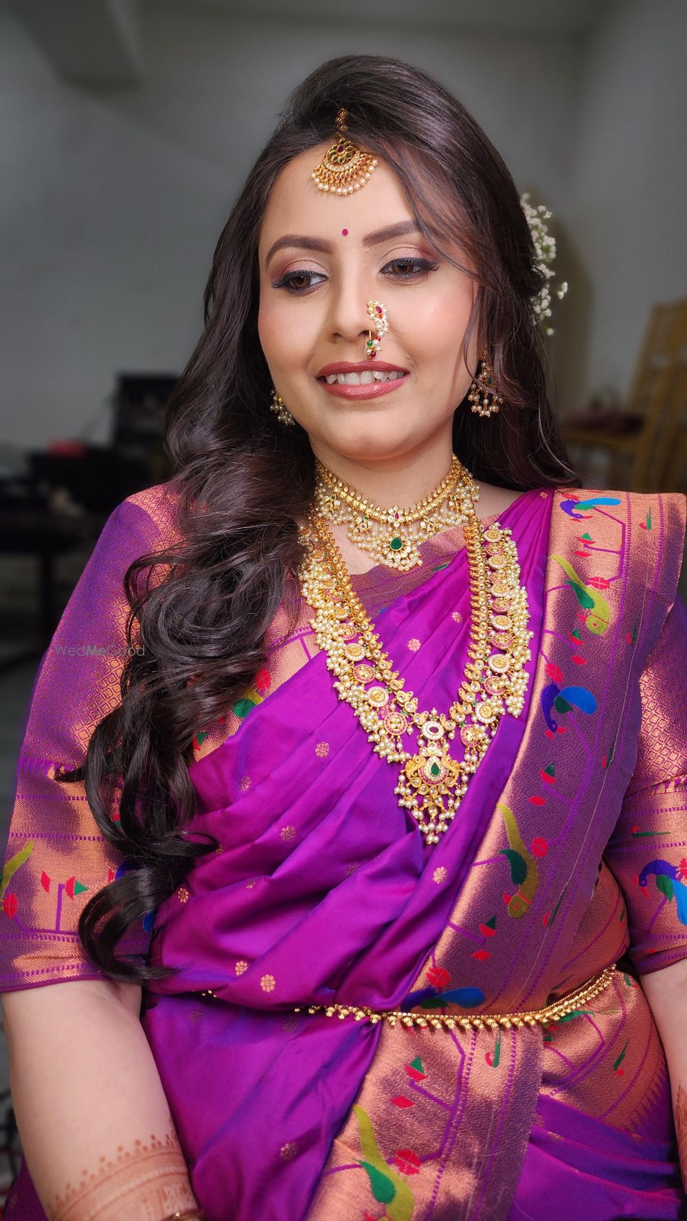 Photo From Bride Kinnari - Engagement Sangeet Wedding Reception - By Wow - Makeup Artist Reena