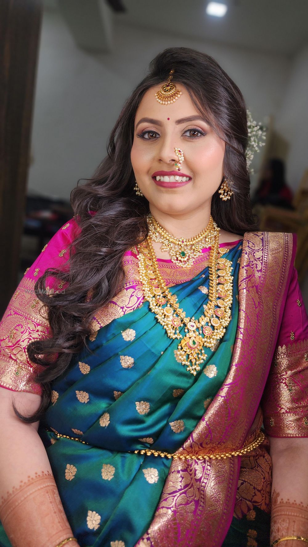 Photo From Bride Kinnari - Engagement Sangeet Wedding Reception - By Wow - Makeup Artist Reena