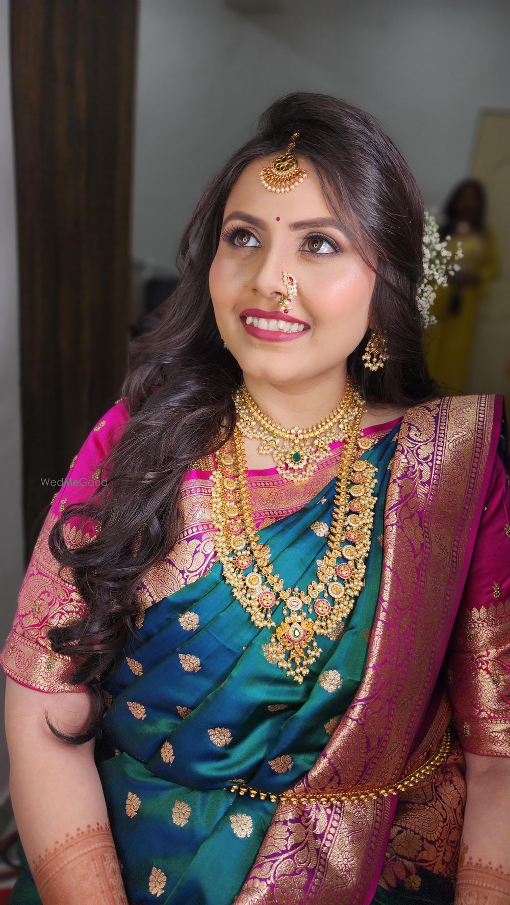 Photo From Bride Kinnari - Engagement Sangeet Wedding Reception - By Wow - Makeup Artist Reena