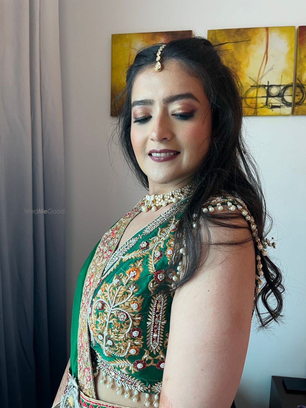 Photo From Bhakti’s Mehendi Lookbook - By Makeup by Pranshi