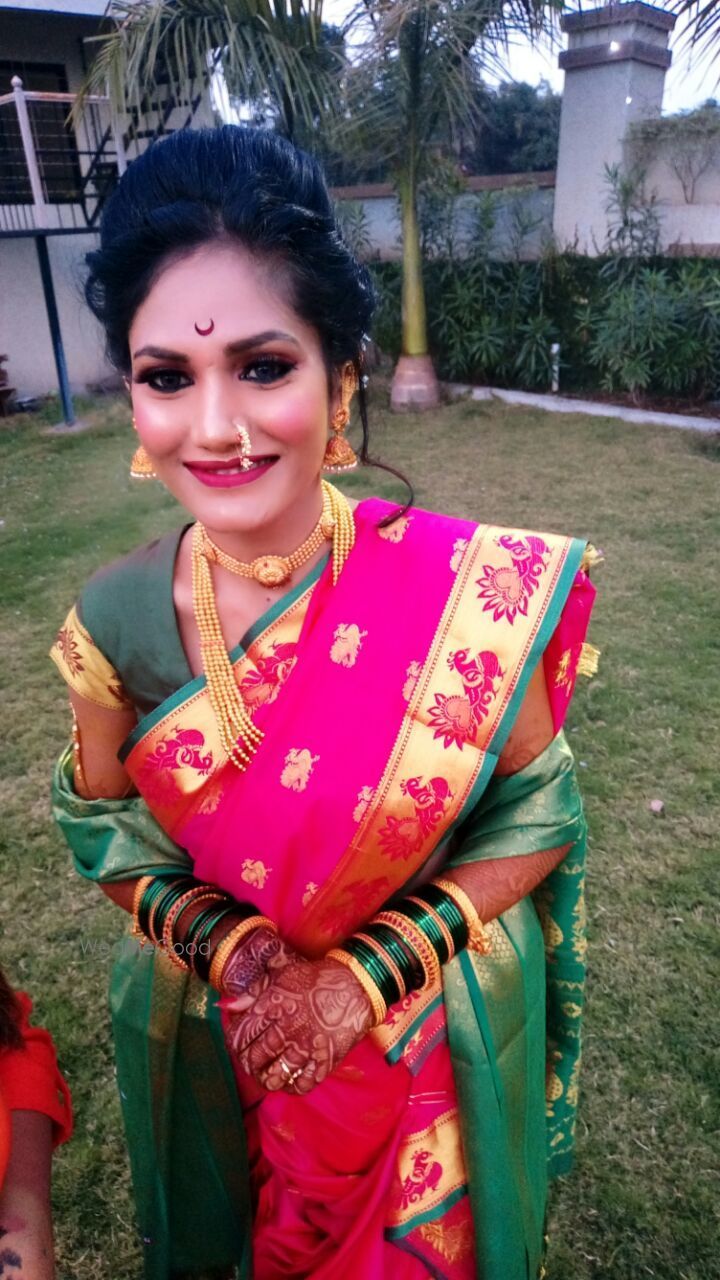 Photo From evening traditional look 7 Jan 2018Poona galande - By Mayuree Mohoal  Makeovers