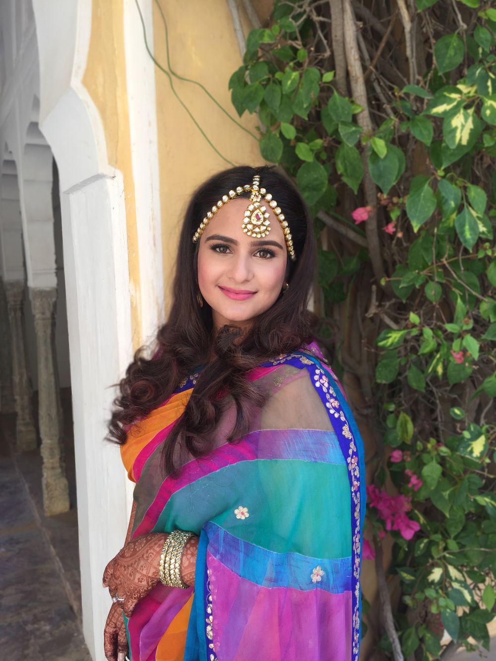 Photo From Sunehri's Samode Palace Wedding, Jaipur - By Anjie Gogna Makeup