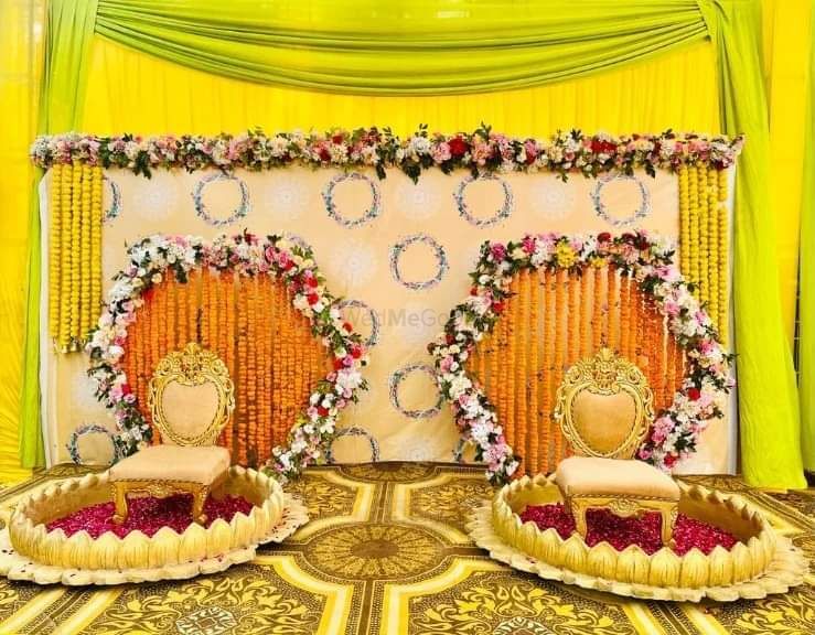 Photo From Haldi Stage And Decor - By Akasa Events