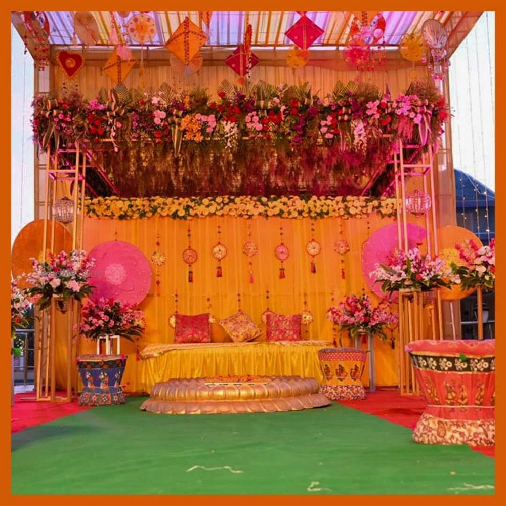 Photo From Haldi Stage And Decor - By Akasa Events