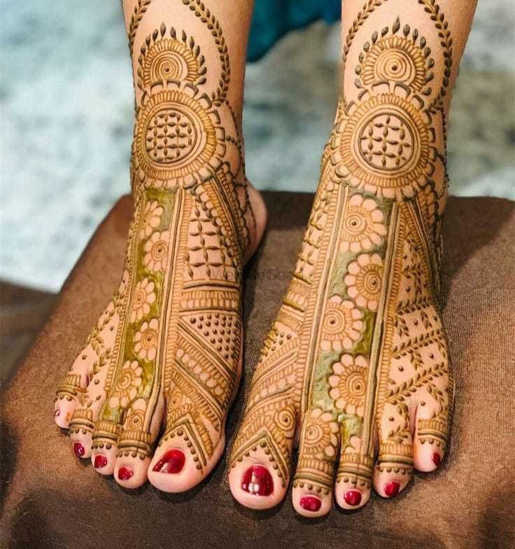 Photo From leg mehandi design - By Mohan Mehndi Artist