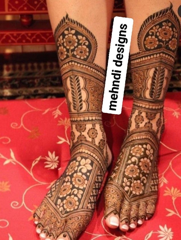 Photo From leg mehandi design - By Mohan Mehndi Artist