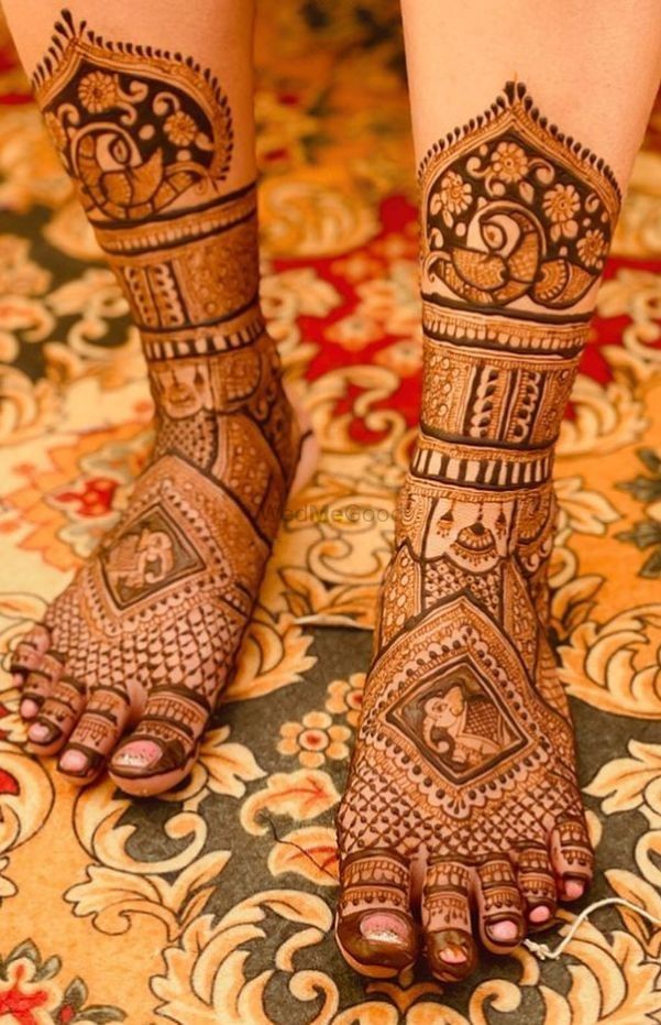 Photo From leg mehandi design - By Mohan Mehndi Artist