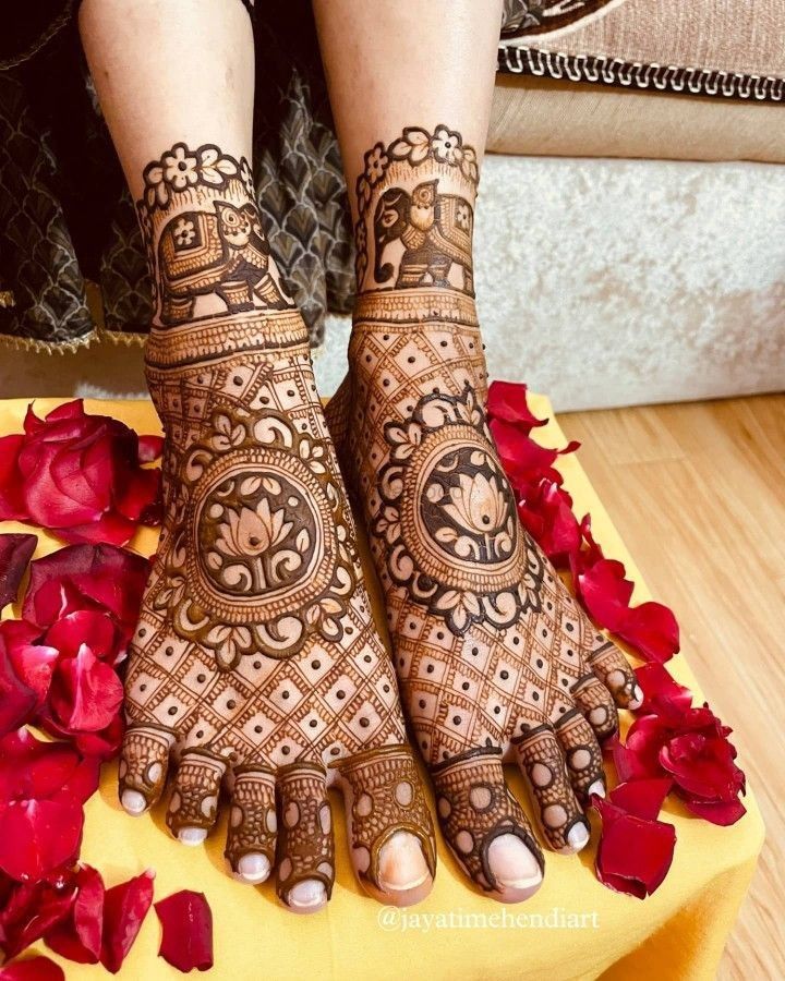 Photo From leg mehandi design - By Mohan Mehndi Artist