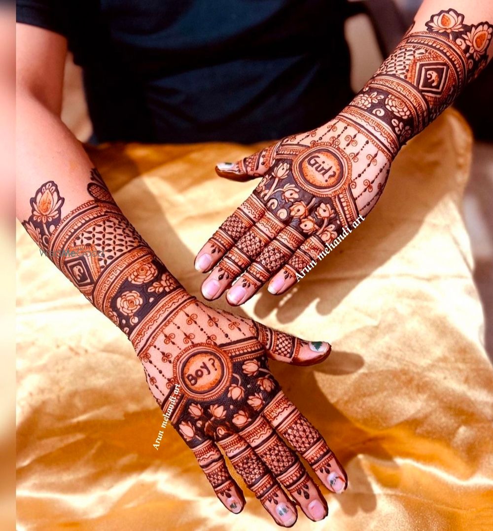 Photo From engagement Bridal  mehandi - By Arun Mehandi Art