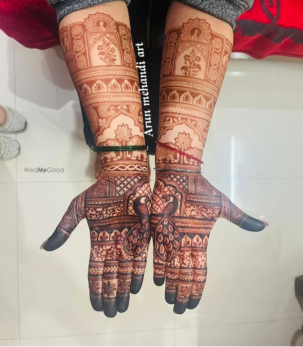 Photo From engagement Bridal  mehandi - By Arun Mehandi Art