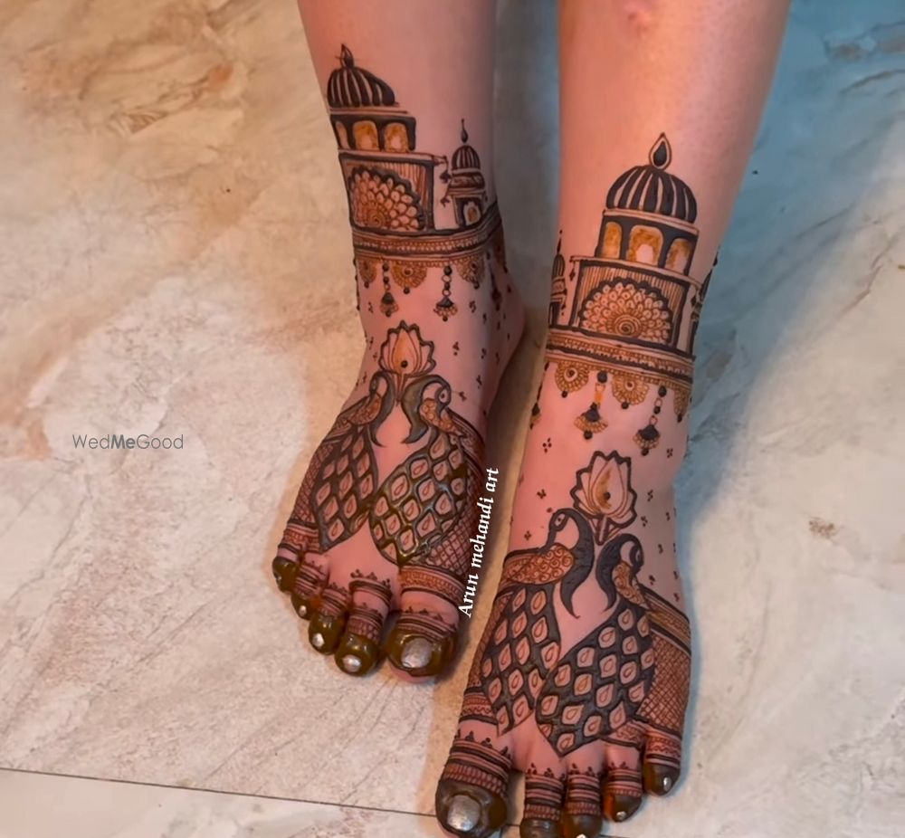 Photo From engagement Bridal  mehandi - By Arun Mehandi Art