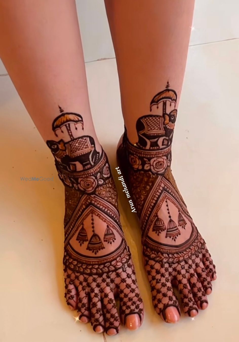 Photo From engagement Bridal  mehandi - By Arun Mehandi Art