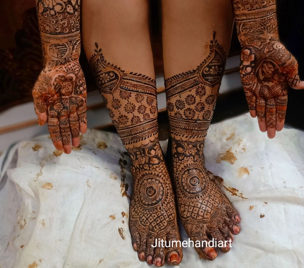 Photo From bridal mehandi - By Chandrapur Mehandi Art