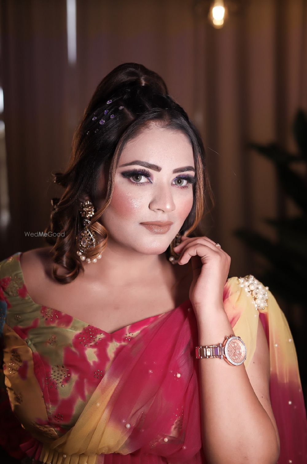 Photo From Haldi Glam Look - By Sheena Makeovers