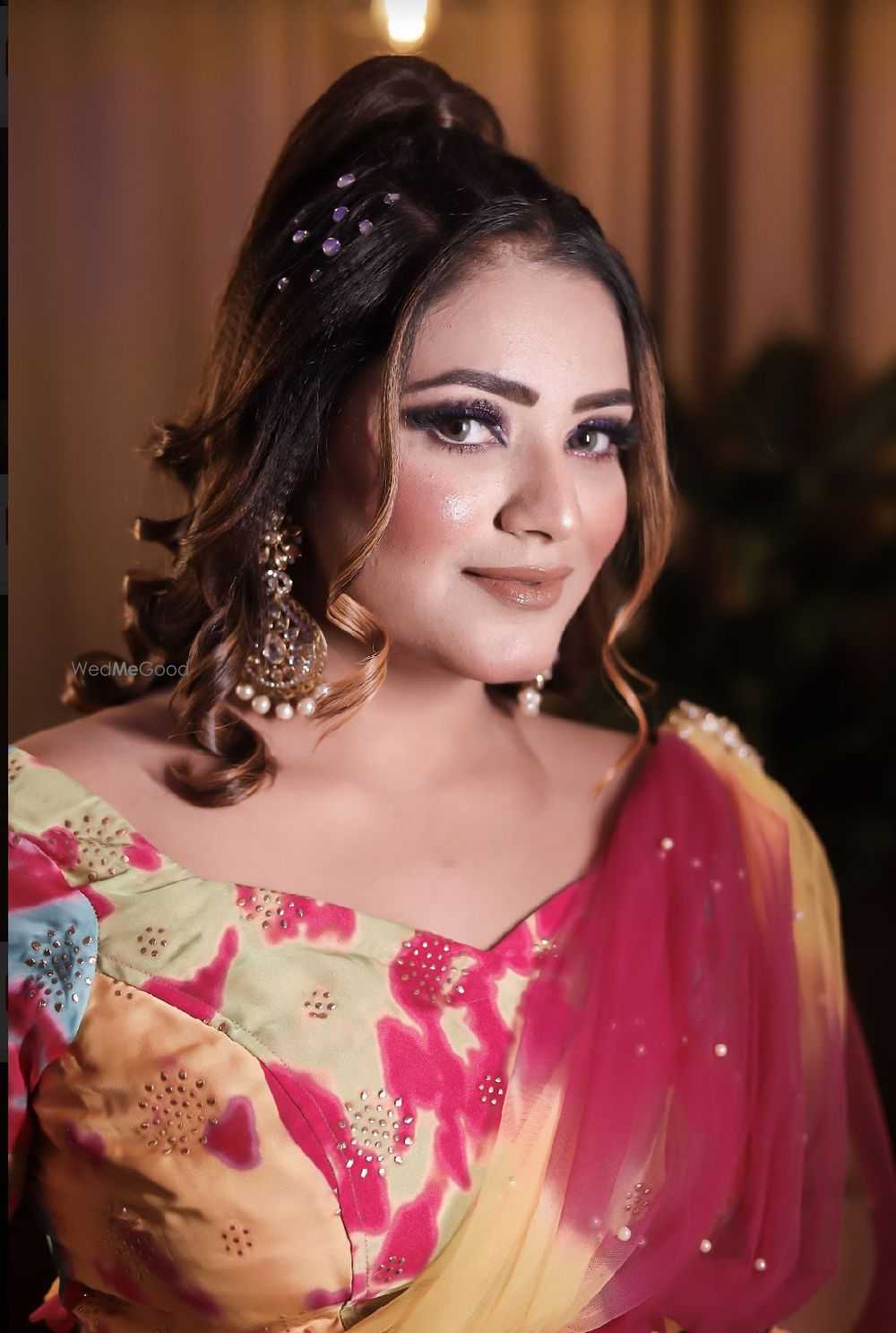 Photo From Haldi Glam Look - By Sheena Makeovers