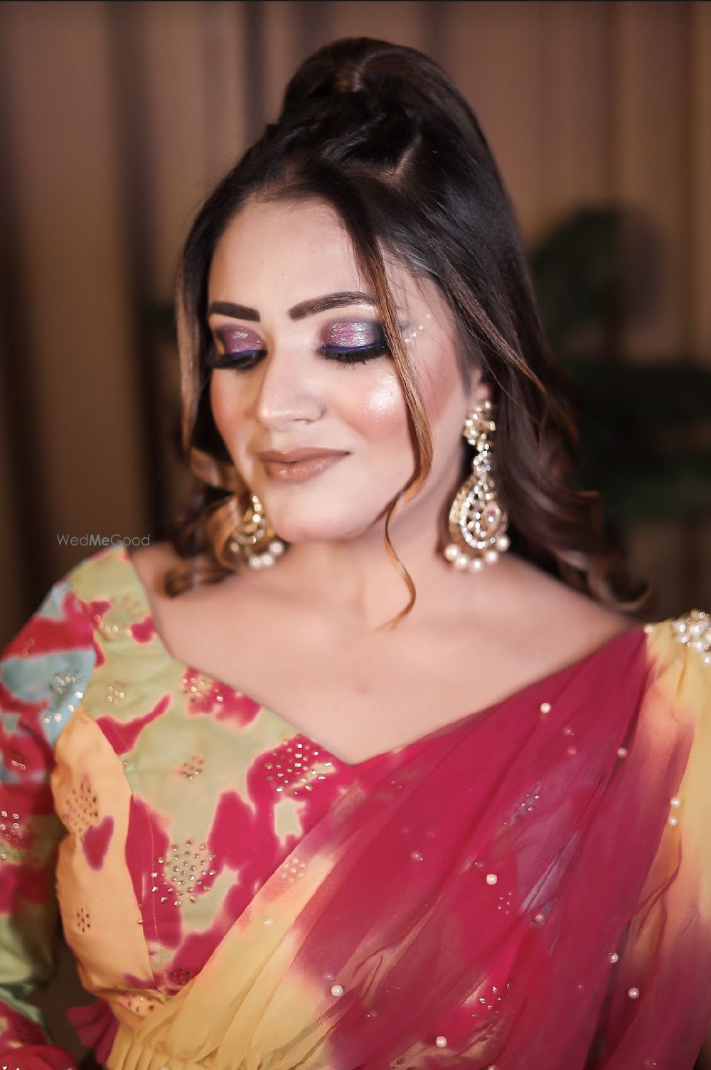 Photo From Haldi Glam Look - By Sheena Makeovers