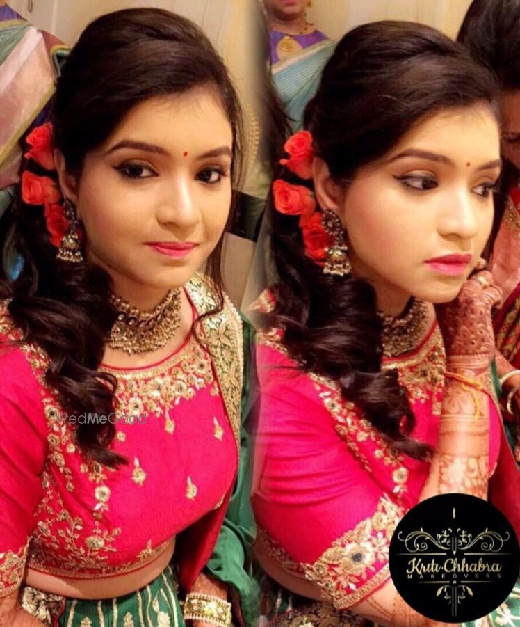 Photo From Mehendi Makeup ( ITC Grand Bharat ) - By Kriti Chhabra Makeovers