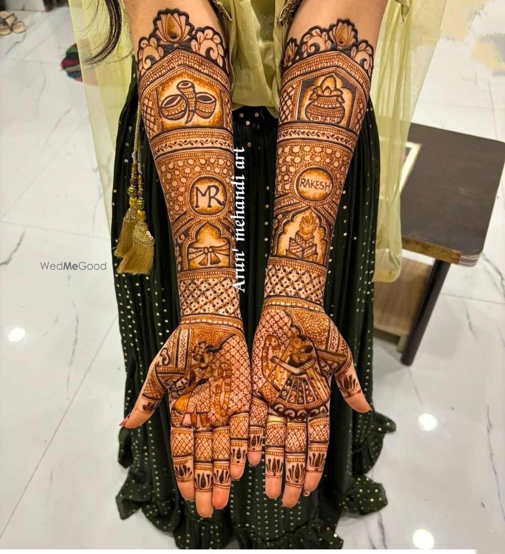 Photo From Bridal mehandi design - By Arun Mehandi Art