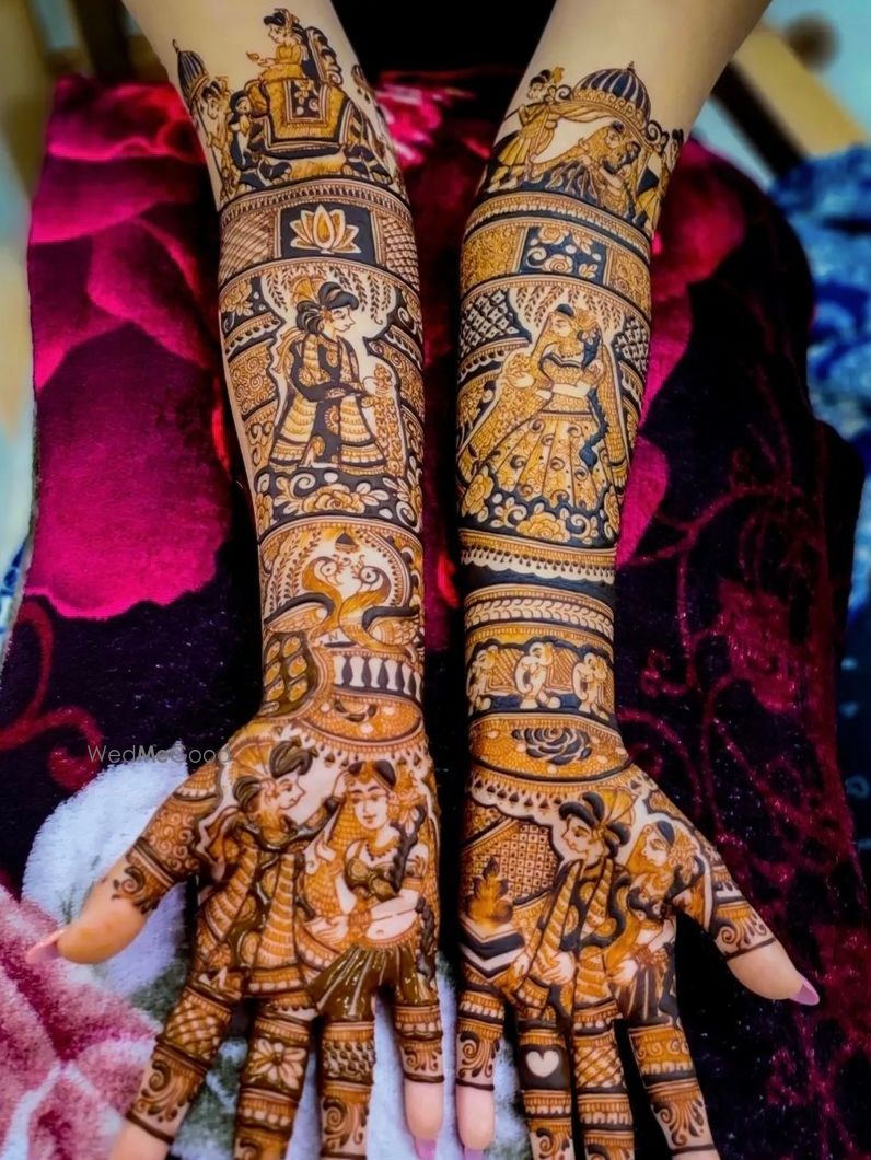 Photo From Special Bridal Mehndi - ₹11000/ - By Sandeep Mehendi Artist