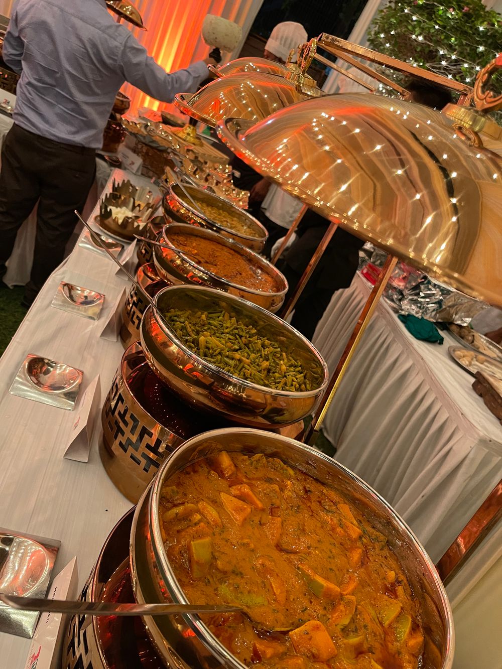 Photo From Golden Food Setup Buffet - By Leaf Events & Catering Services