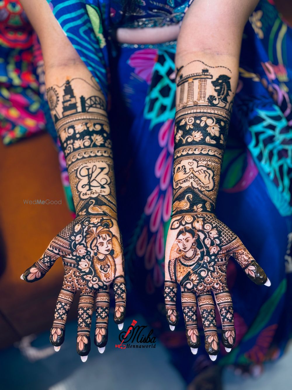 Photo From kanchi weds Lovelesh - By Misba Mehendi Artist