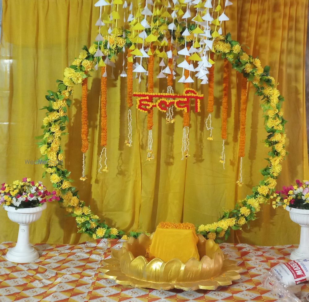 Photo From sobhagya dimaond haldi decor DLF PHASE 3 GURGAON on 26 November 2023 - By Golden Moment Decor