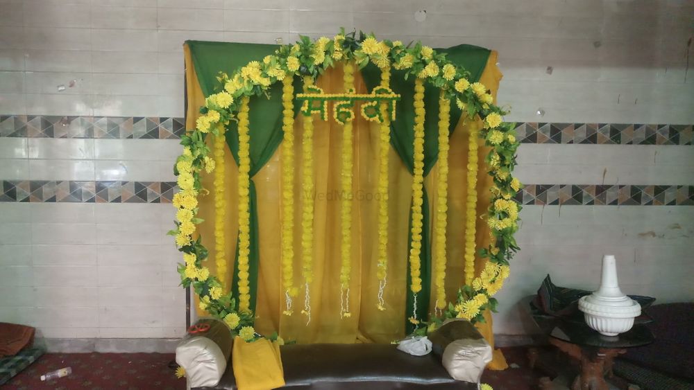 Photo From haldi mehndi veshali decoration delhi adarsh nagar on 2 February 2024 - By Golden Moment Decor