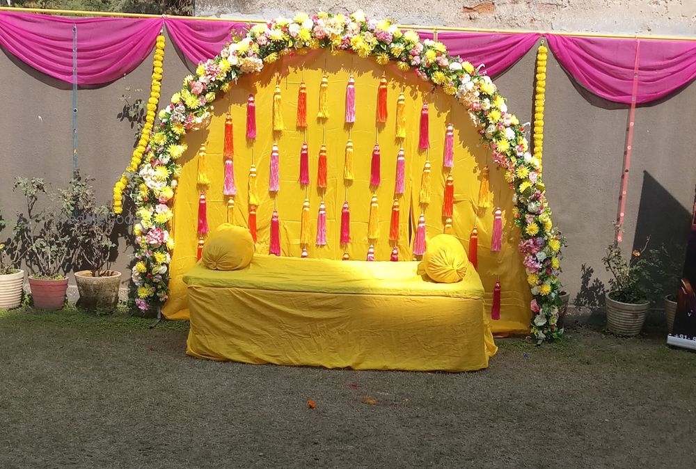 Photo From SHREYA MEHNDI DECOR delhi Msk Residency Duwarika on 16 & 18 February 2024 - By Golden Moment Decor