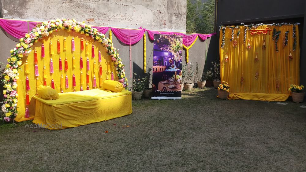 Photo From SHREYA MEHNDI DECOR delhi Msk Residency Duwarika on 16 & 18 February 2024 - By Golden Moment Decor