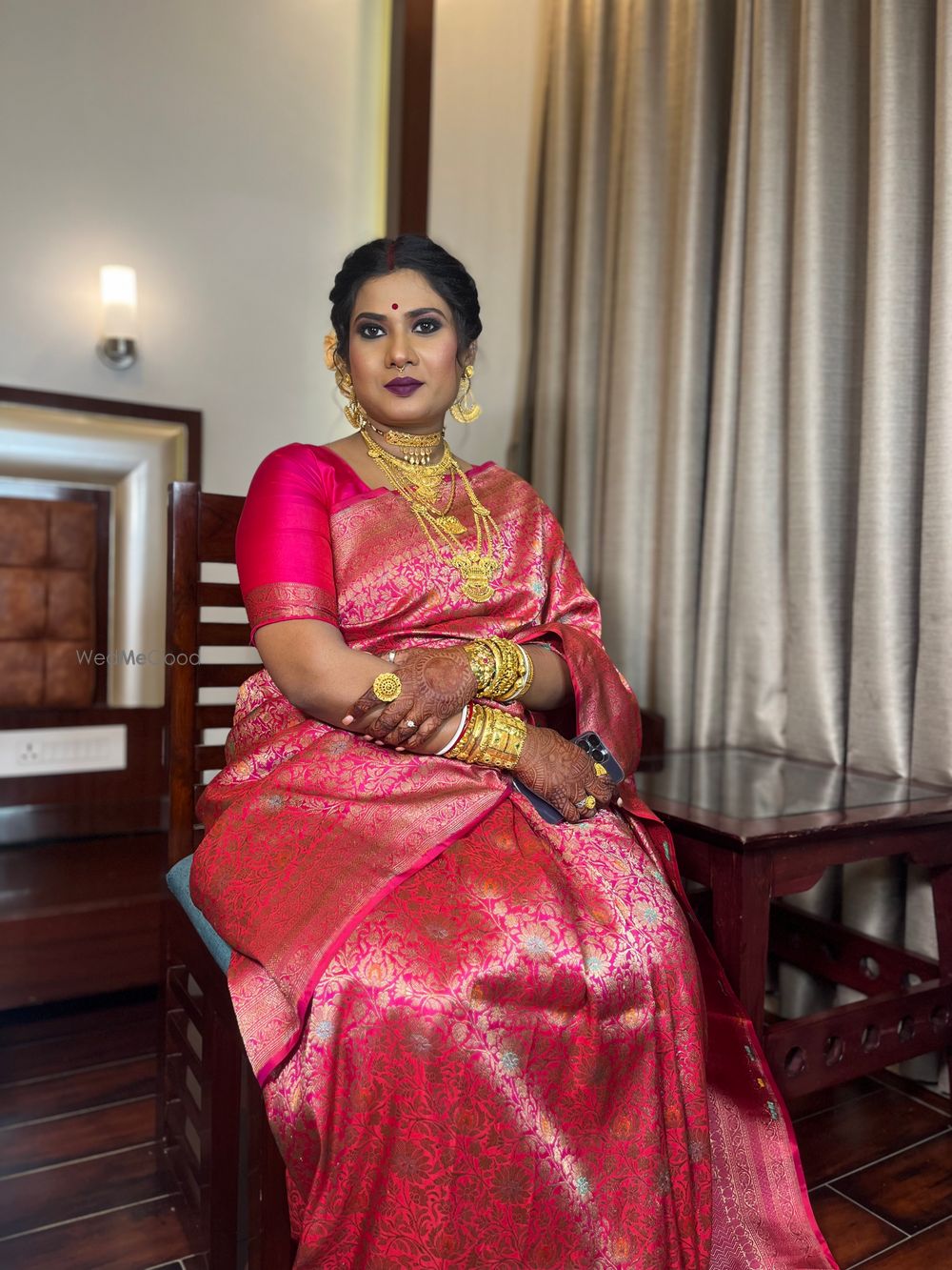 Photo From Bengali reception Bride Bhargabi (dusky tone makeup) - By Piyali Makeup Artist