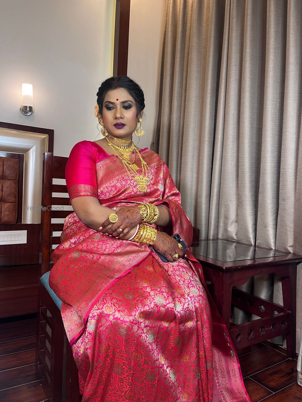 Photo From Bengali reception Bride Bhargabi (dusky tone makeup) - By Piyali Makeup Artist