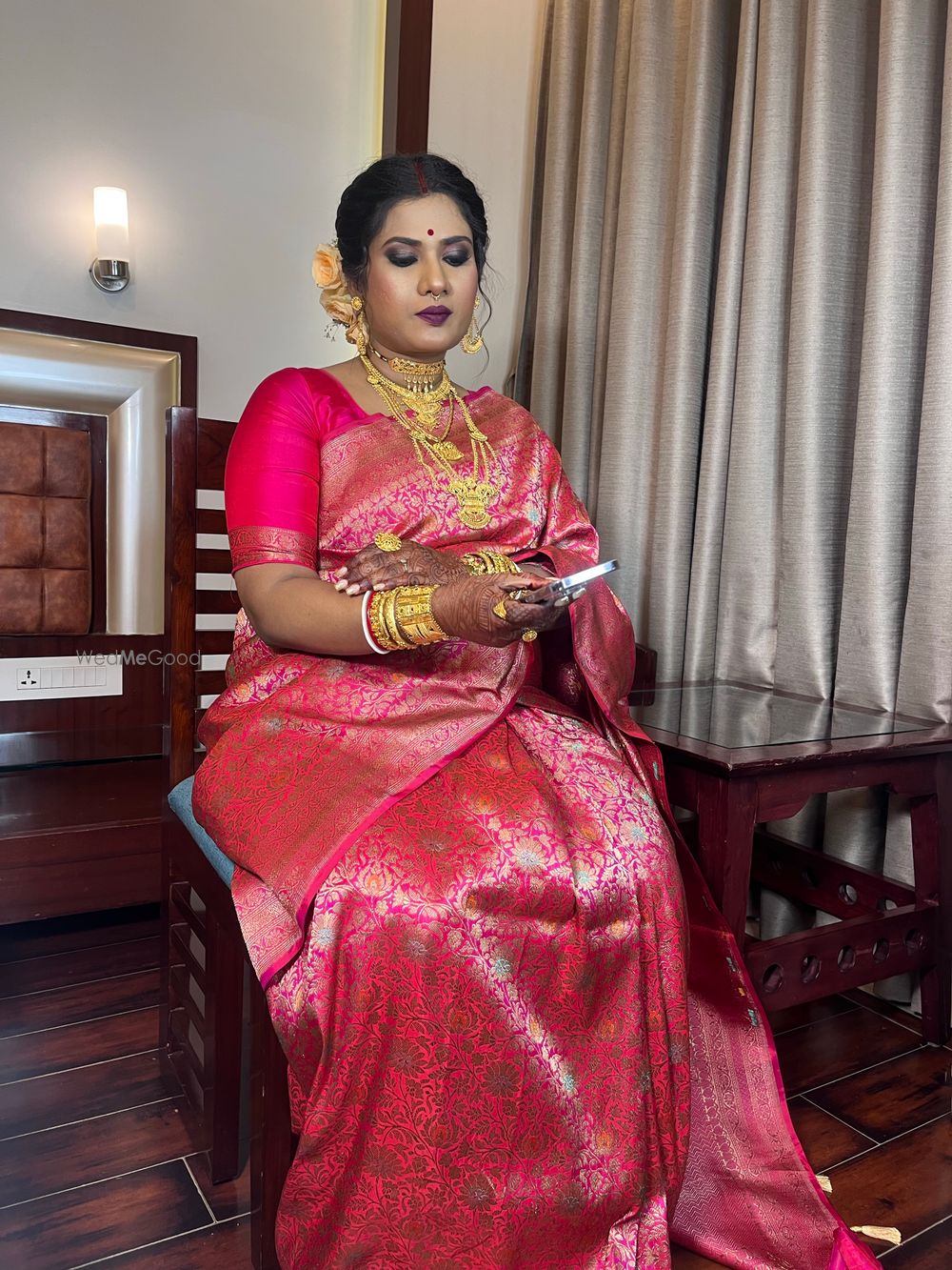 Photo From Bengali reception Bride Bhargabi (dusky tone makeup) - By Piyali Makeup Artist