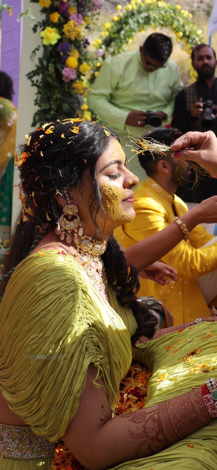 Photo From Haldi pictures - By Shine & Glow by Mala Motwani