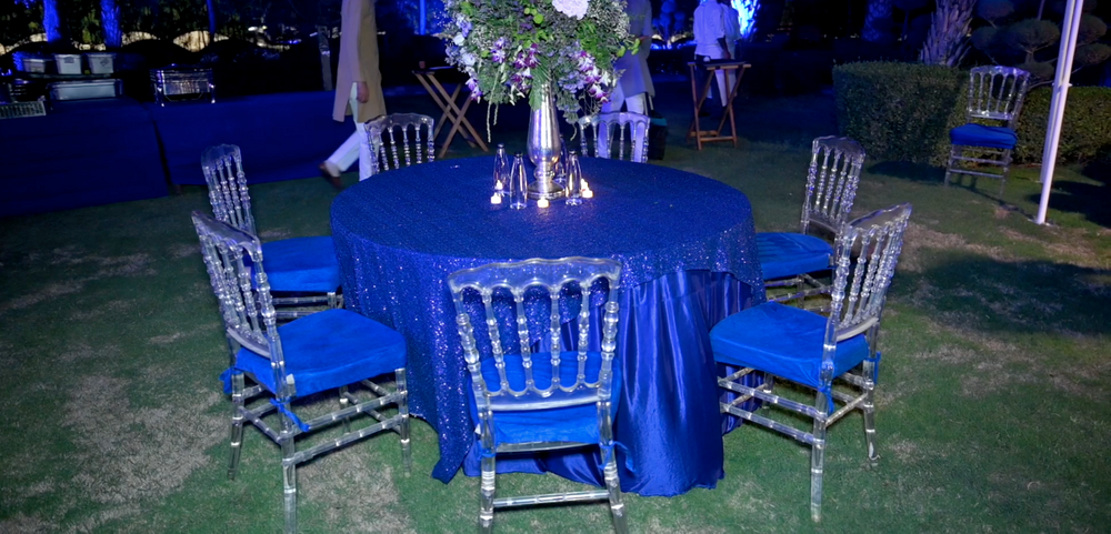 Photo From Royal Blue Sangeet Decor - By GFX Events