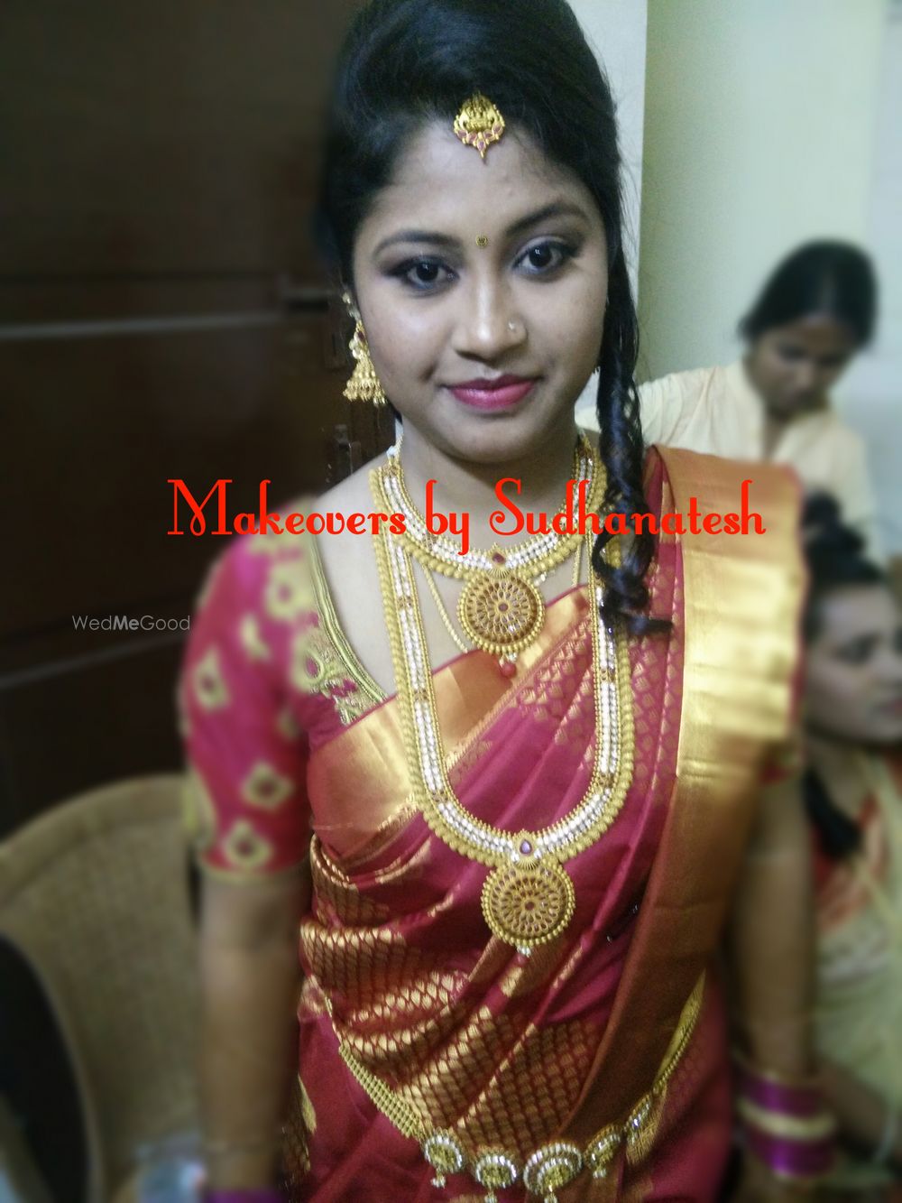 Photo From Ashritha's Reception Looks - By Makeovers by Sudhanatesh