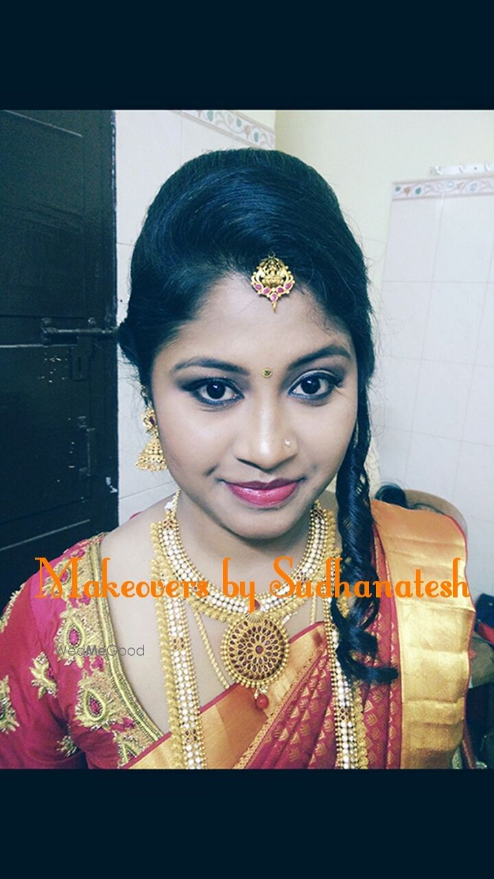 Photo From Ashritha's Reception Looks - By Makeovers by Sudhanatesh