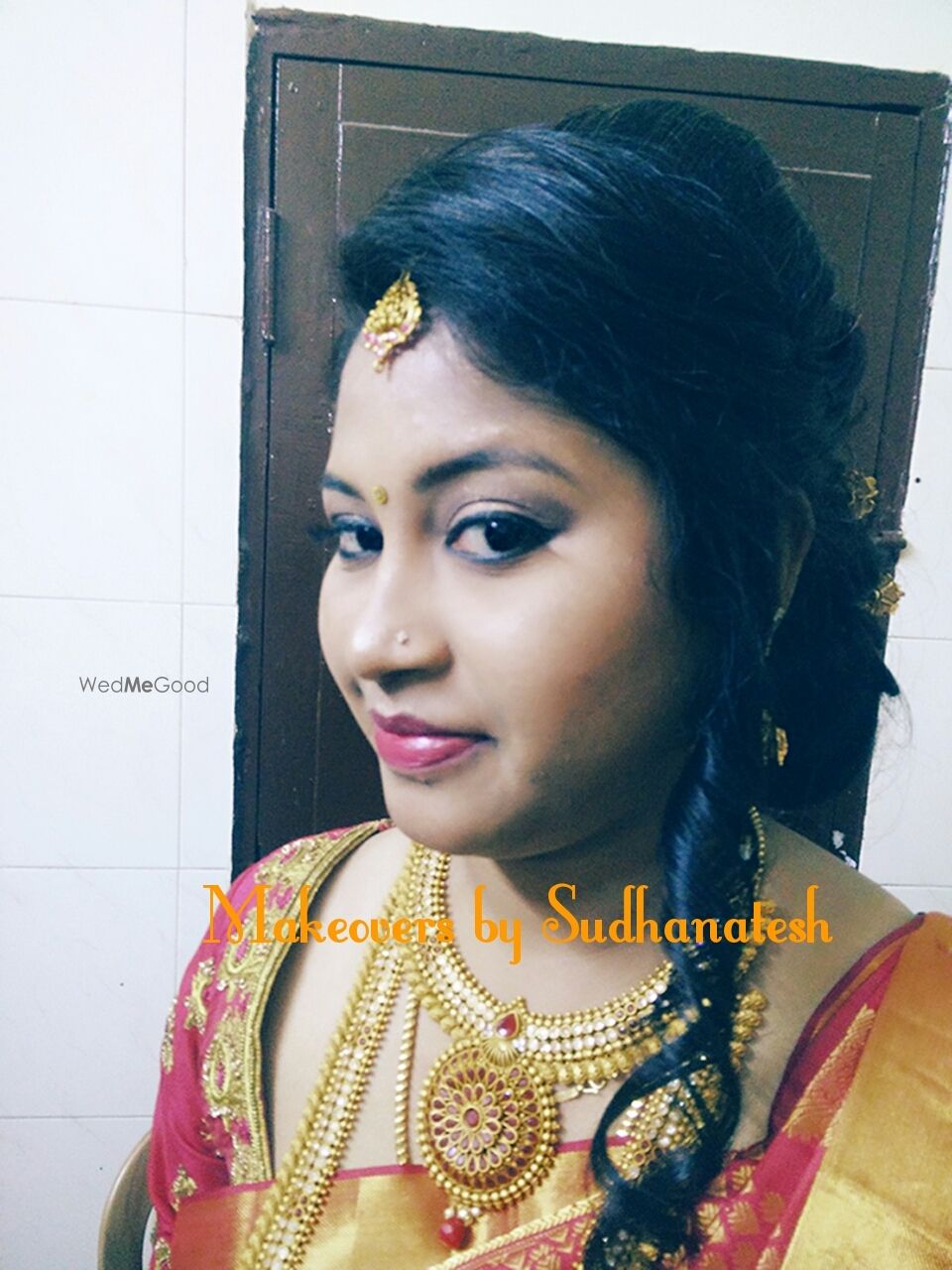 Photo From Ashritha's Reception Looks - By Makeovers by Sudhanatesh