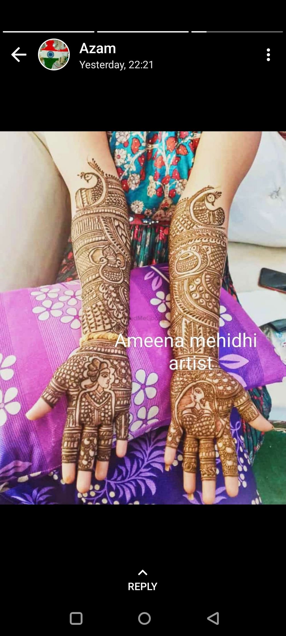 Photo From Bridal - By Ameena Mehendi Artist