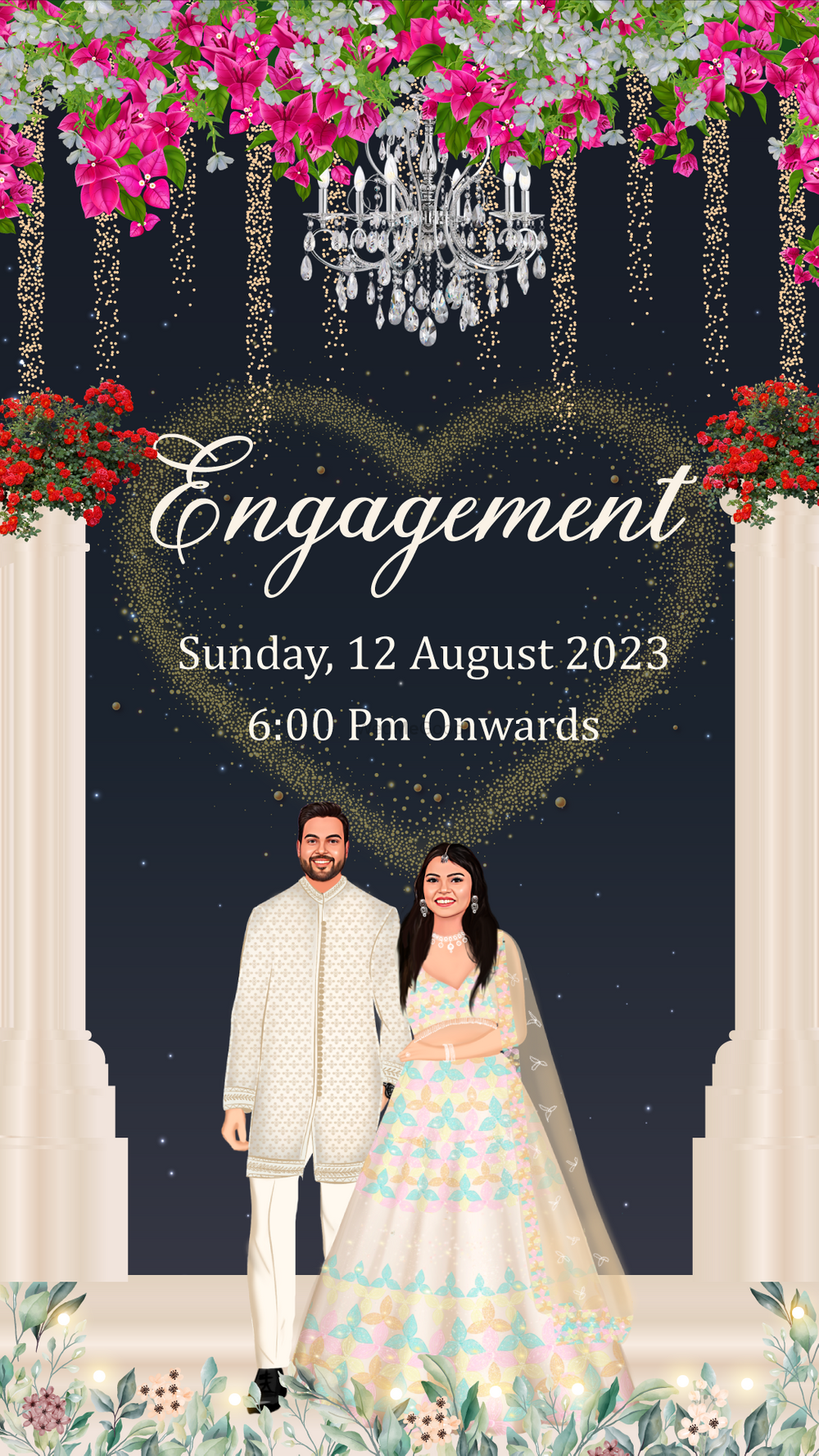 Photo From Engagement Invitation - By Aexr Graphics
