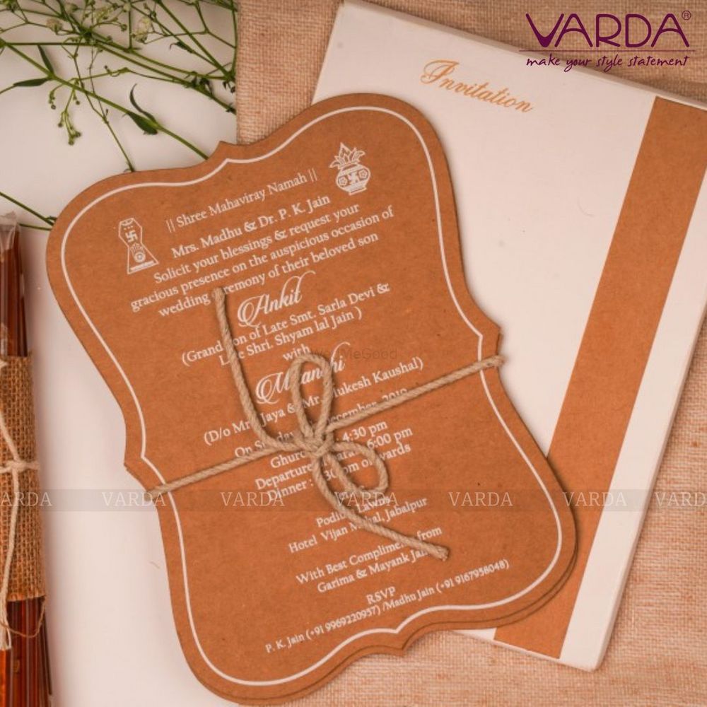 Photo From Eco-Friendly Wedding Invitation Cards - By Varda