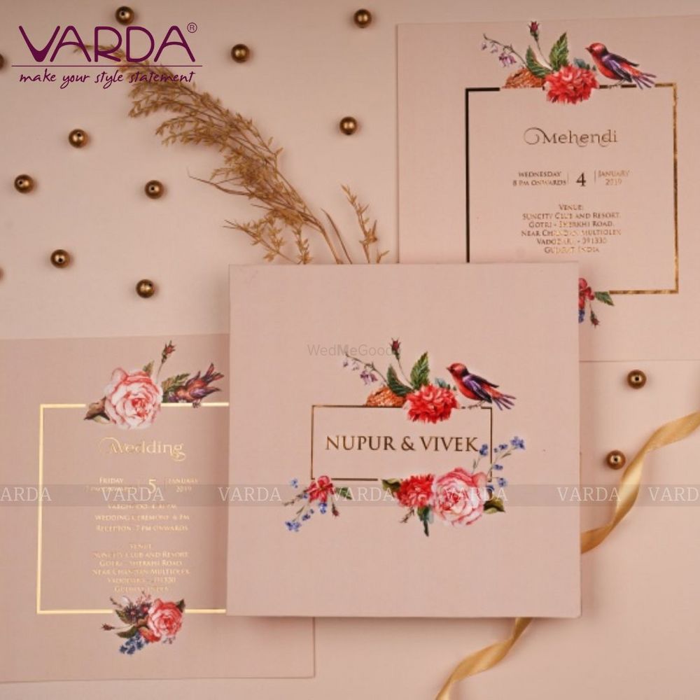 Photo From Floral Wedding Invitation Cards - By Varda