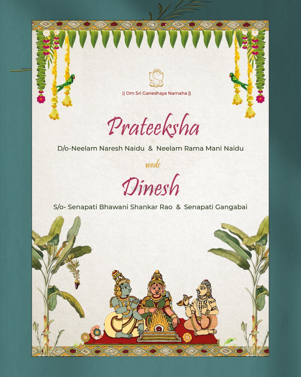 Photo From South Indian wedding cards - By Inked Pixel Designs