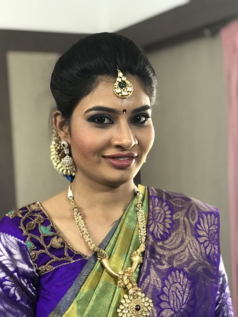 Photo From Naveena for her engagement  - By Bridal Makeup by Anushka Salon