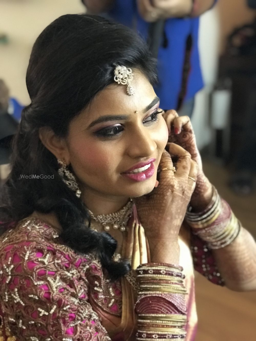 Photo From make up for Naveena’s reception - By Bridal Makeup by Anushka Salon