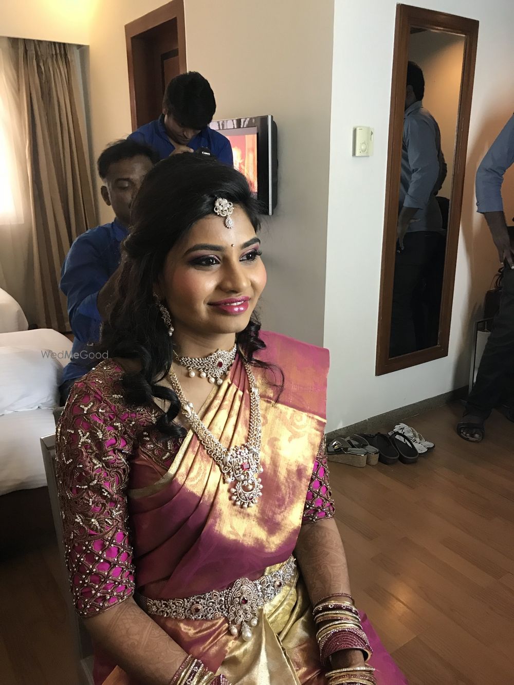 Photo From make up for Naveena’s reception - By Bridal Makeup by Anushka Salon