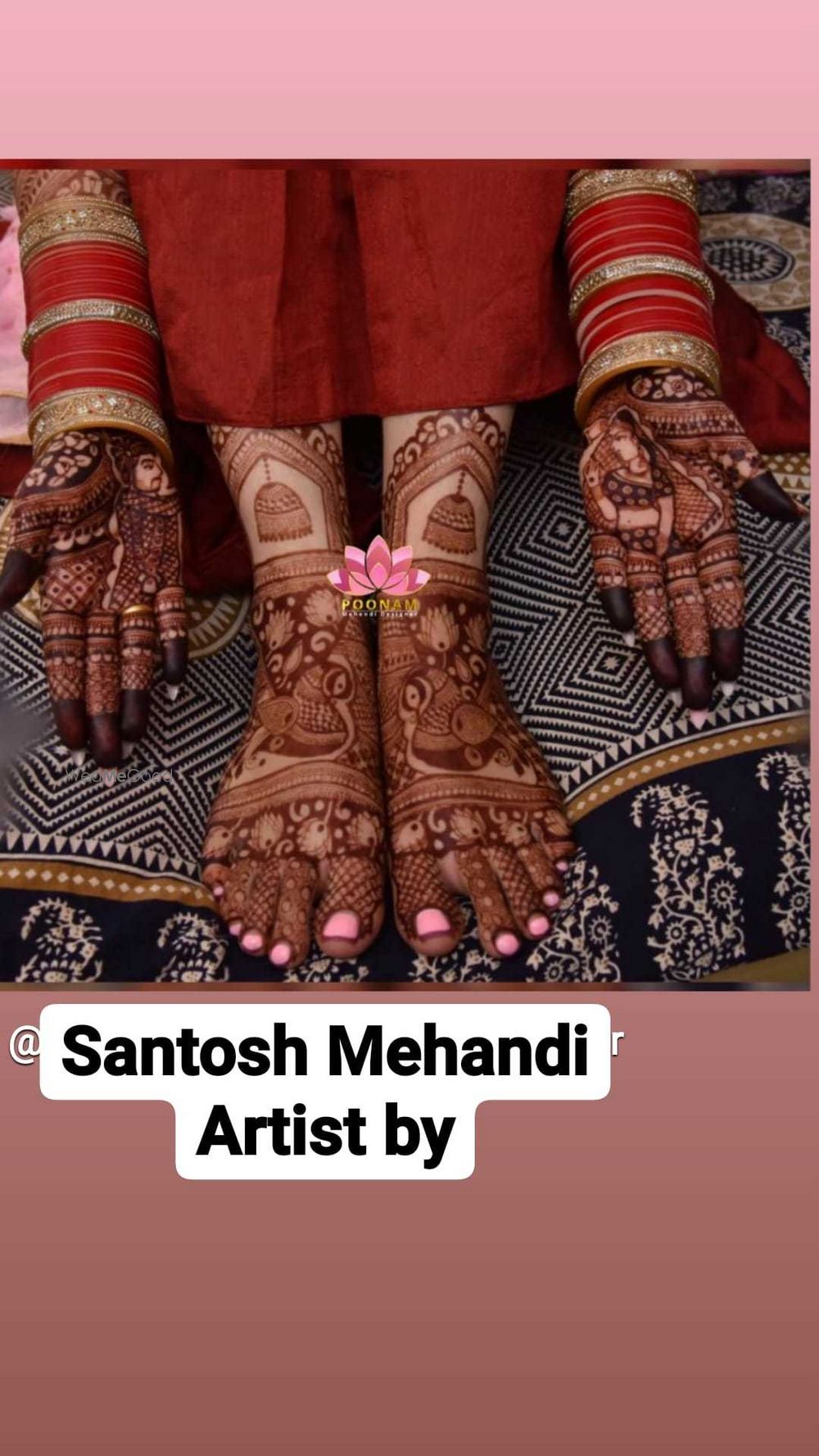 Photo From bridal mehndi - By Santosh Mehendi Artist