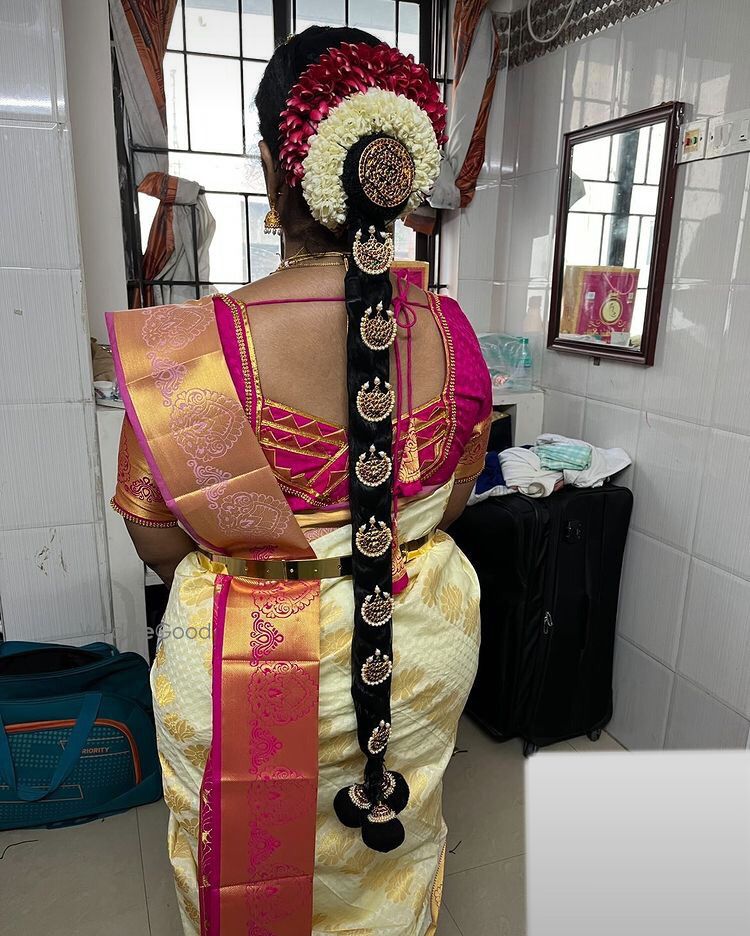 Photo From Traditional Jadai Hair do - By Bridal Makeup by Sharmilaa