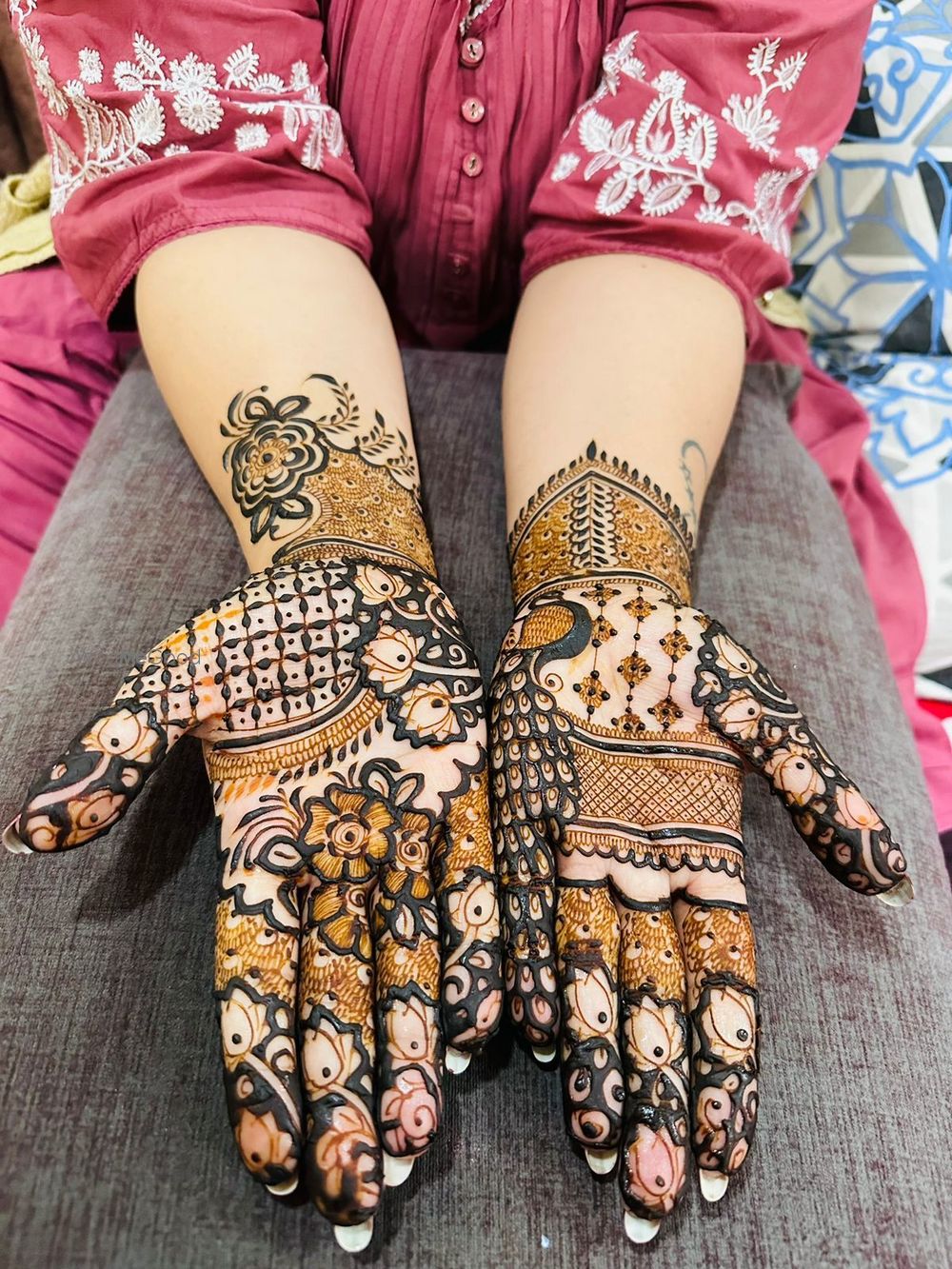 Photo From LATEST BRIDAL DESIGNES - By Red Wings Mehendi 