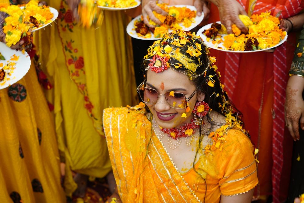 Photo From Bride Garima ( HALDI )  - By Aastha Makeup Artist